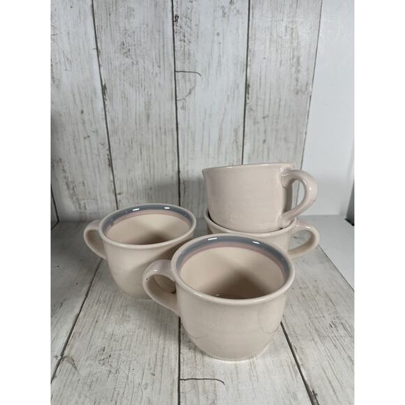 Pfaltzgraff Other - Pfaltzgraff Aura Pink Tea / Coffee Cup Vintage Set Of 5